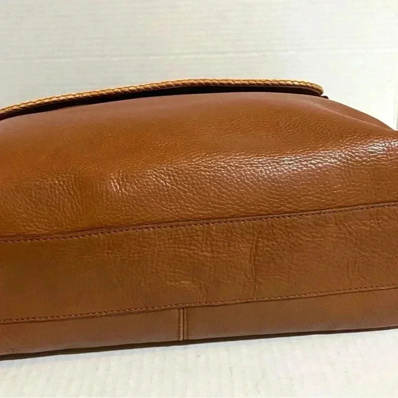 Massimo dutti brown leather crossbody handbag - Picture 14 of 15